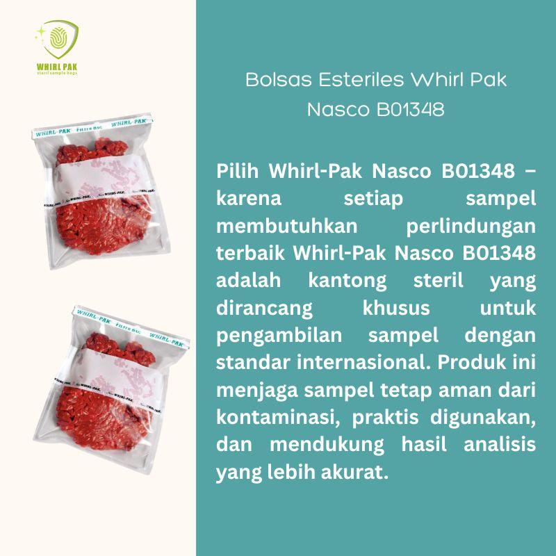 Bolsas Esteriles Whirl Pak Nasco B01348